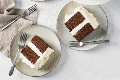 Mocha Chocolate Layer Cake with Cream Cheese Frosting