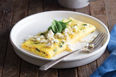 Omelet with Spinach