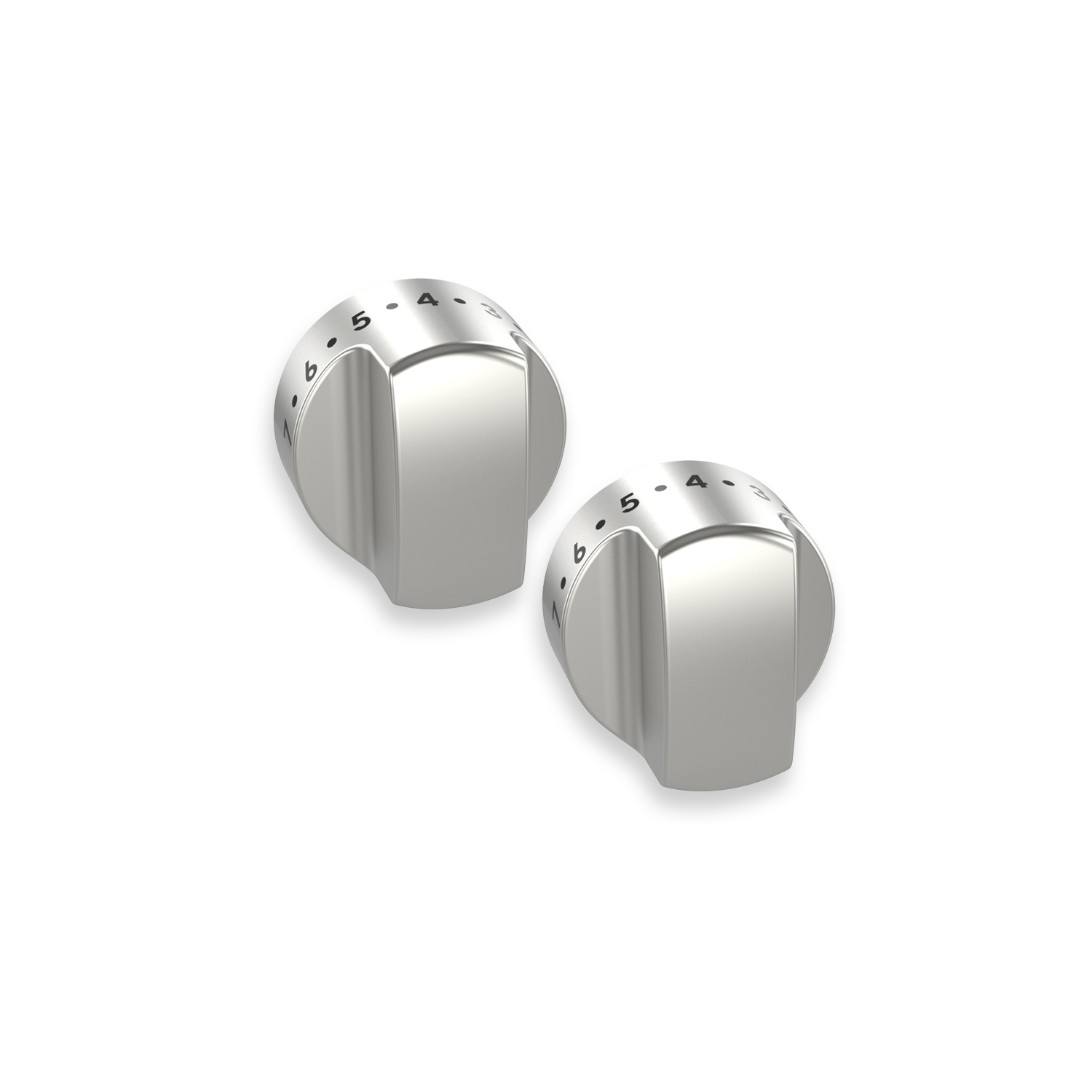Four Slice Toaster Knob - Brushed Stainless