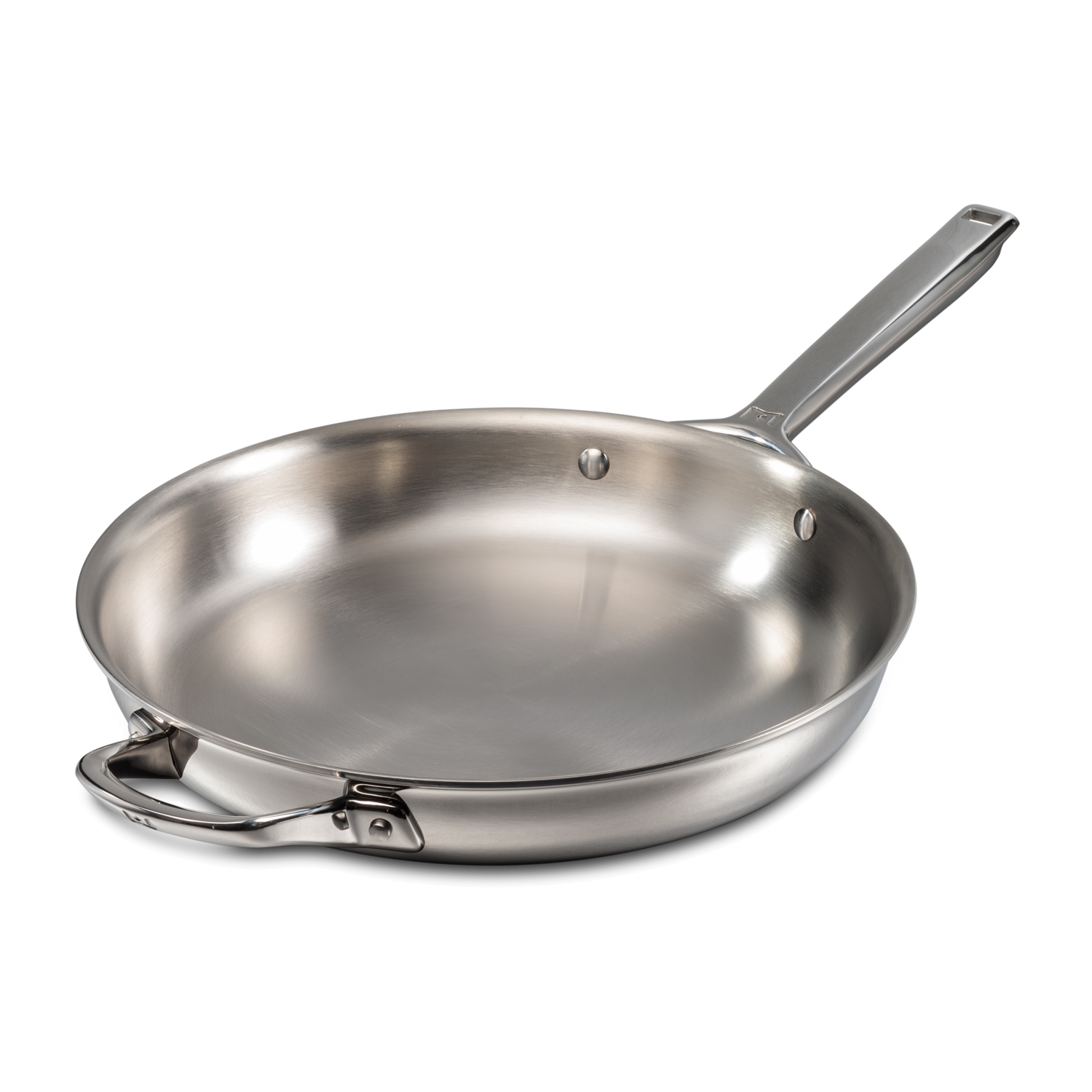 Cookworld 11.5 Large Skillet W Lid, Surgical Stainless Steel Fatless  Cooking